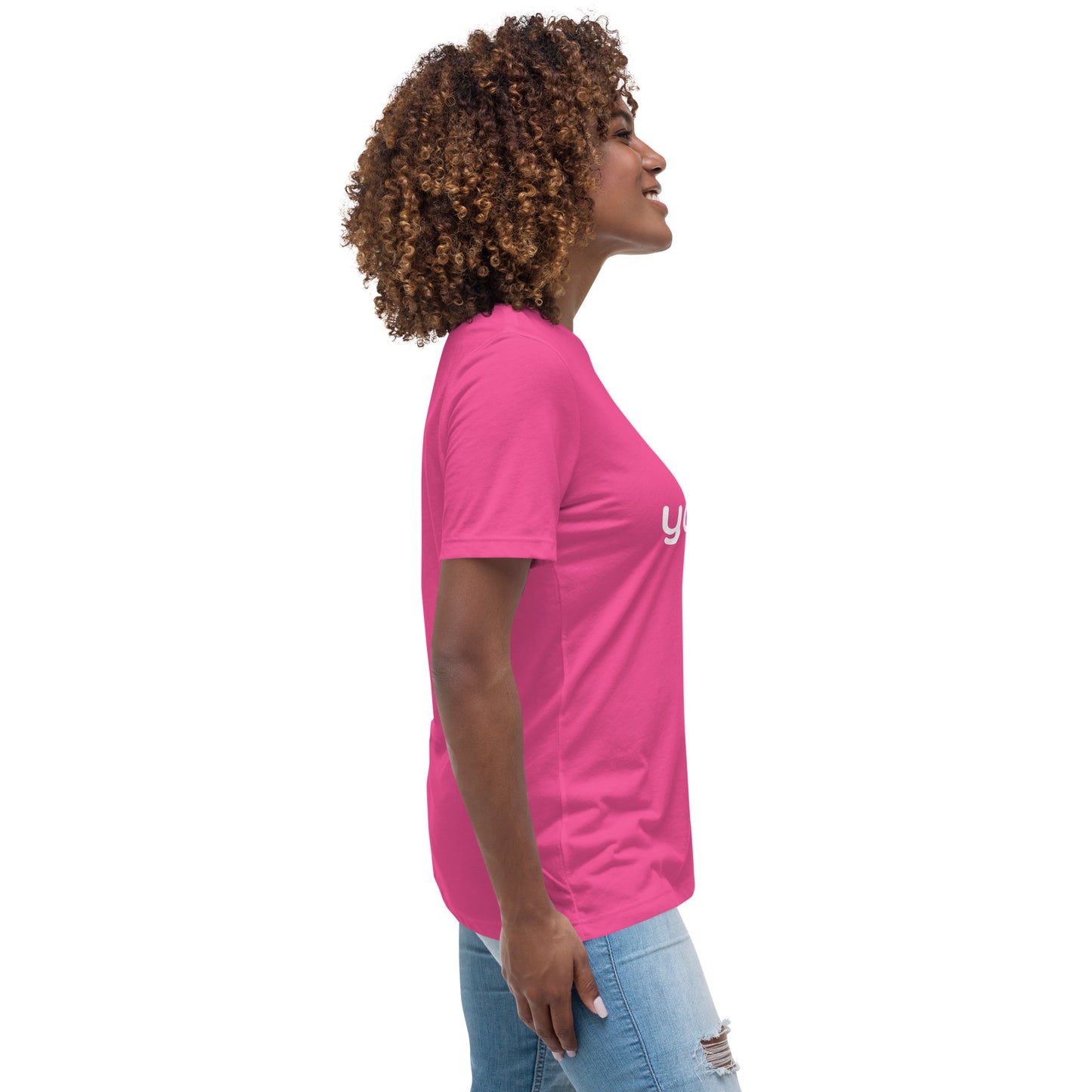 Women's Relaxed T-Shirt: "my data > your idea"