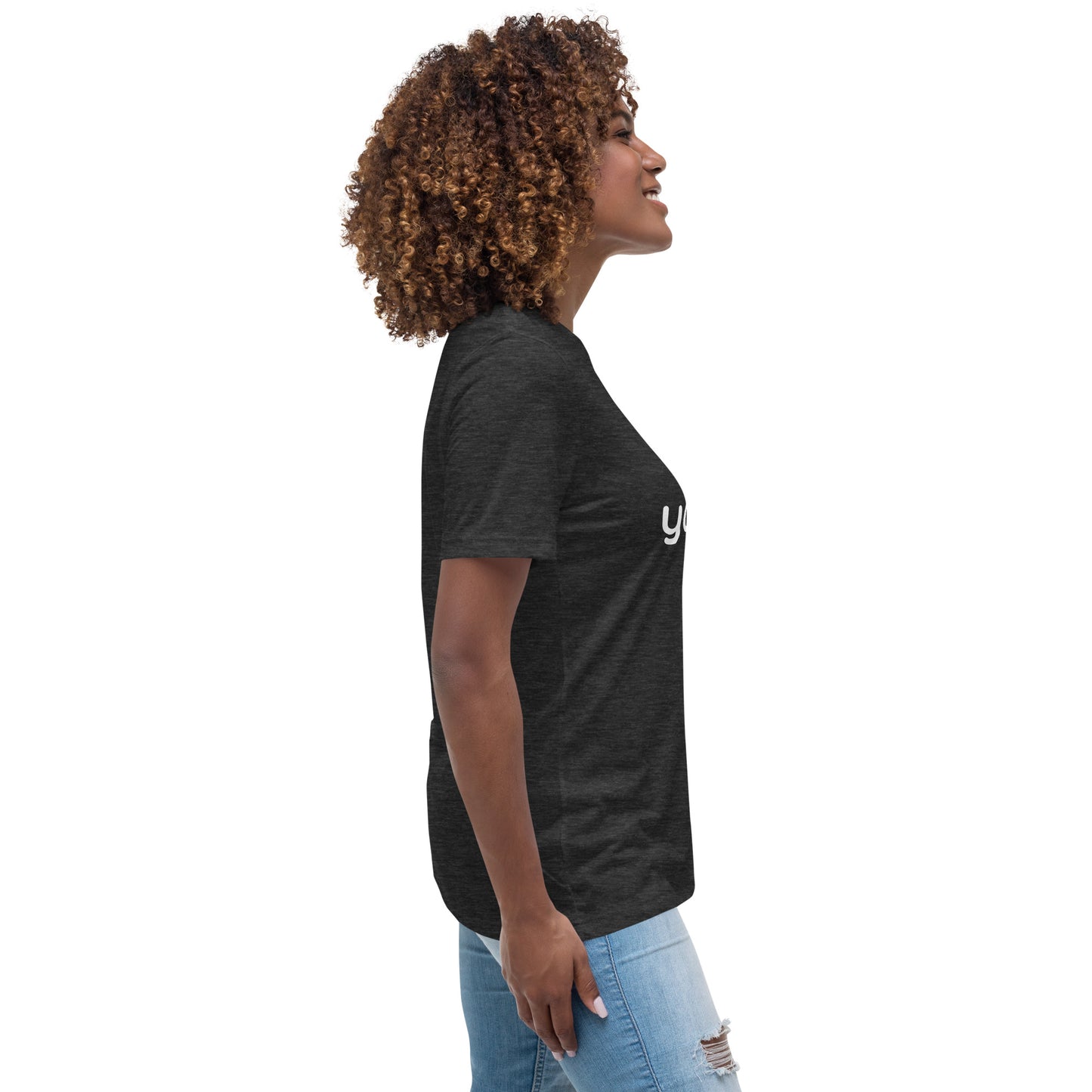 Women's Relaxed T-Shirt: "my data > your idea"